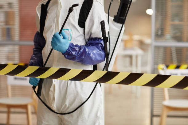 Professional Biohazard Cleanup technician working in Lyndeborough, NH
